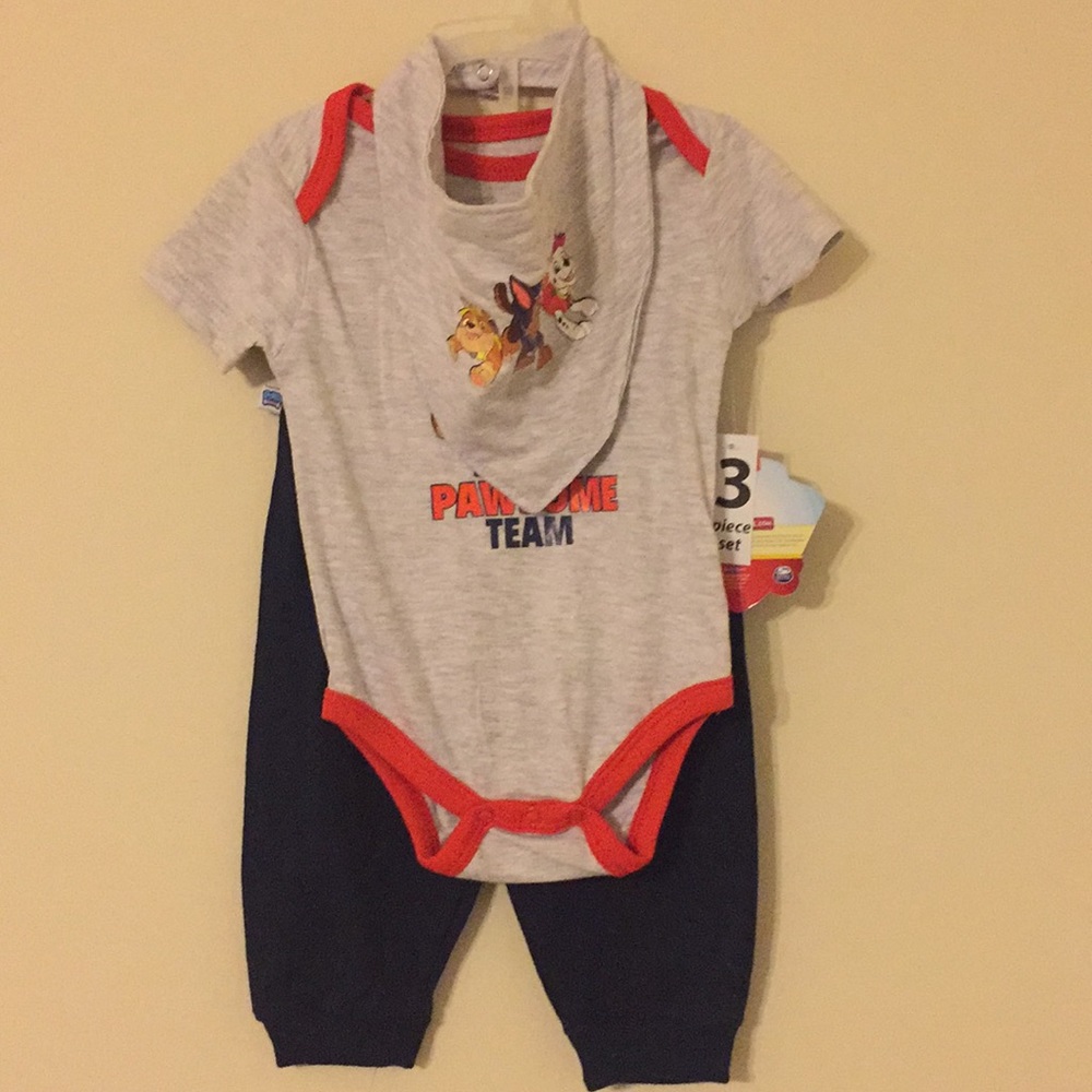 New 3 piece Paw Patrol Set